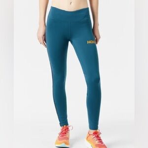 HOKA Women's Global Super Tights SIZE SMALL COLOR TEAL